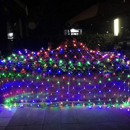 LED Net Fairy Lights – Outdoor Garden Mesh String Lights for Trees & Hedges