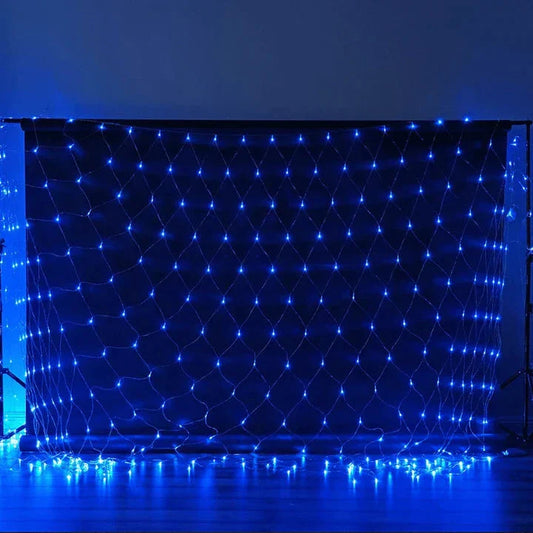 LED Net Fairy Lights – Outdoor Garden Mesh String Lights for Trees & Hedges