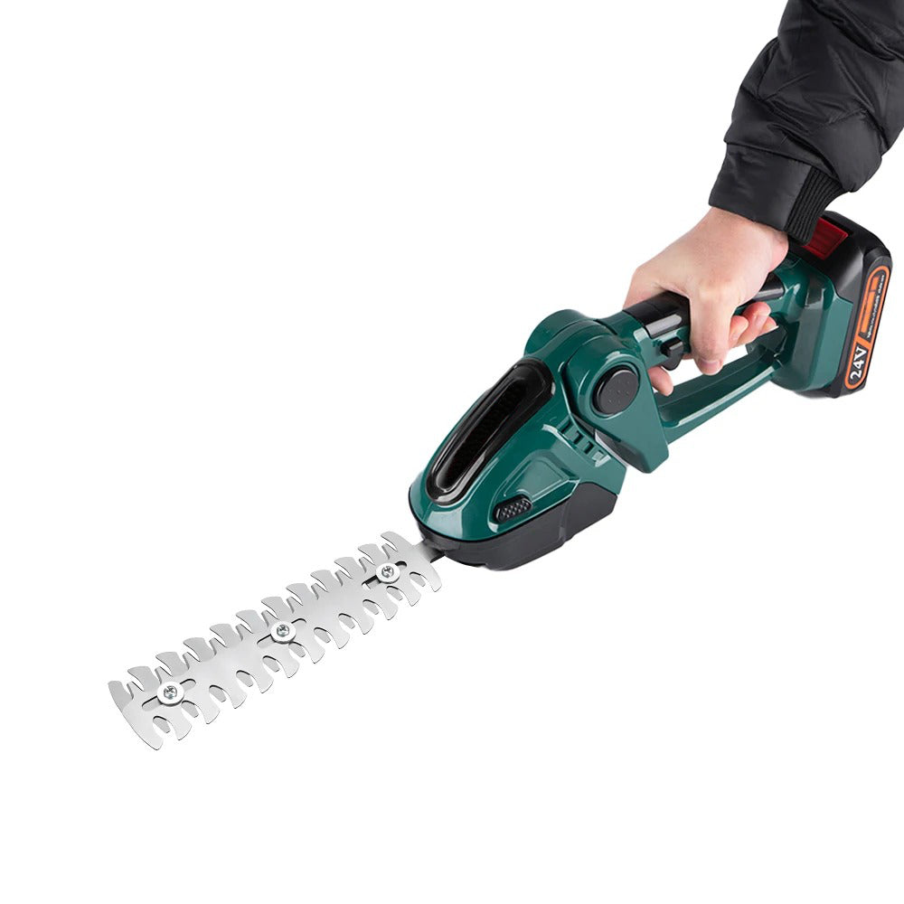 Cordless Electric Hedge Trimmer – Battery Powered Garden Shrub Cutter