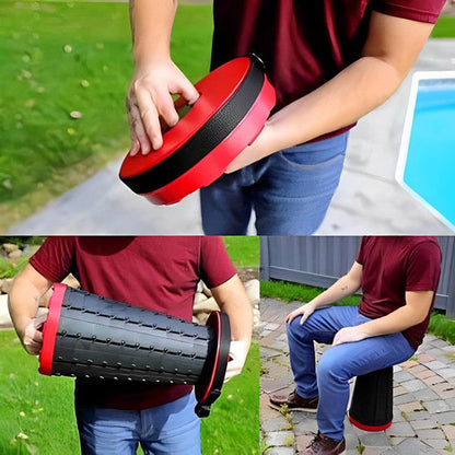 Ultra-Light Retractable Folding Stool – Portable Compact Outdoor Seat