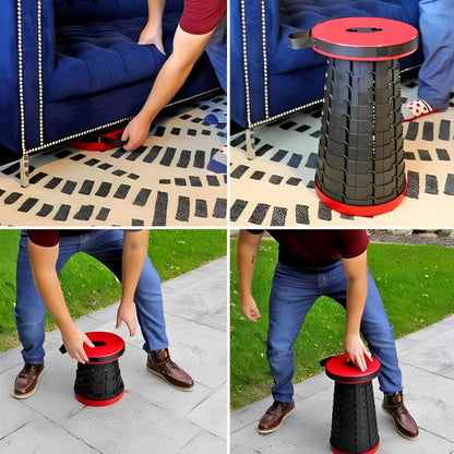Ultra-Light Retractable Folding Stool – Portable Compact Outdoor Seat