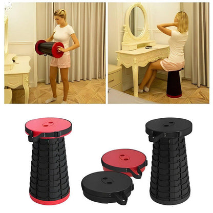 Ultra-Light Retractable Folding Stool – Portable Compact Outdoor Seat