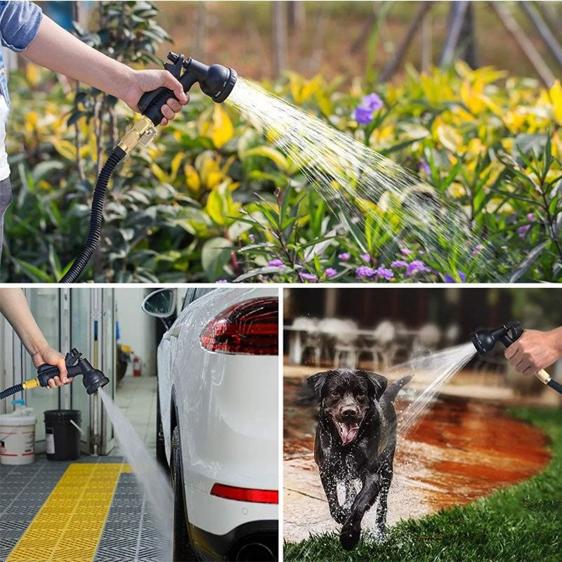 Expandable Garden Water Hose – Flexible Lightweight No-Kink Hose