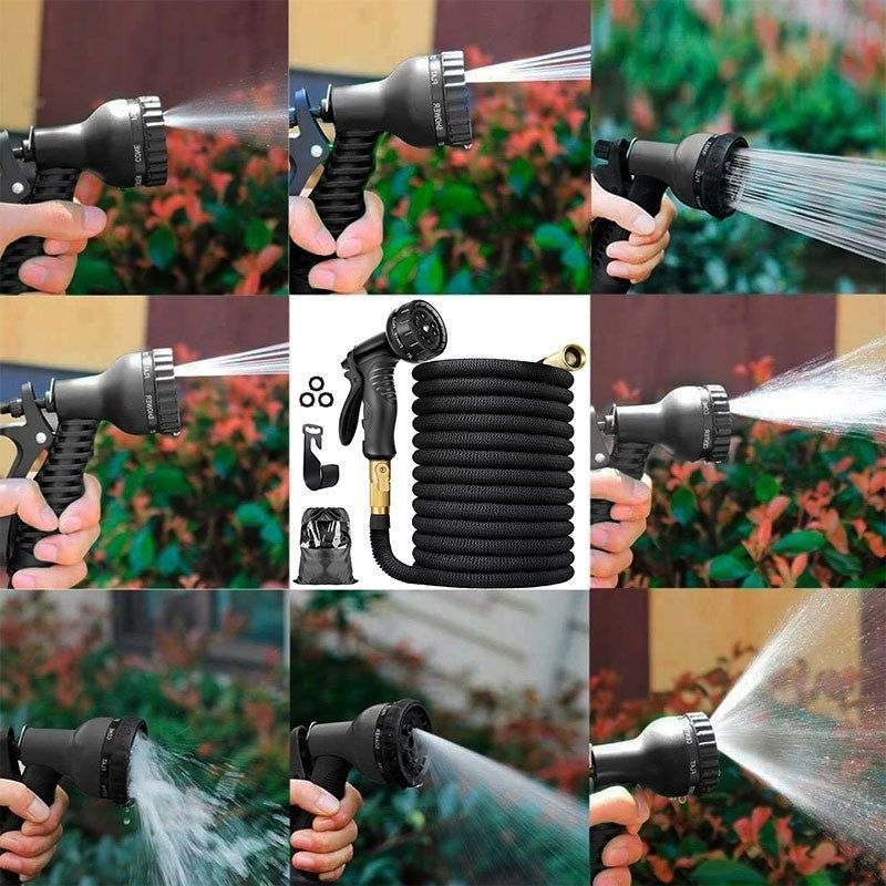 Expandable Garden Water Hose – Flexible Lightweight No-Kink Hose
