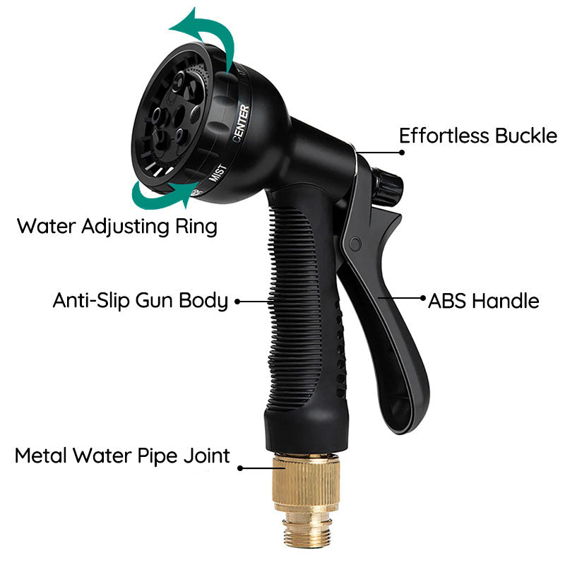 Expandable Garden Water Hose – Flexible Lightweight No-Kink Hose