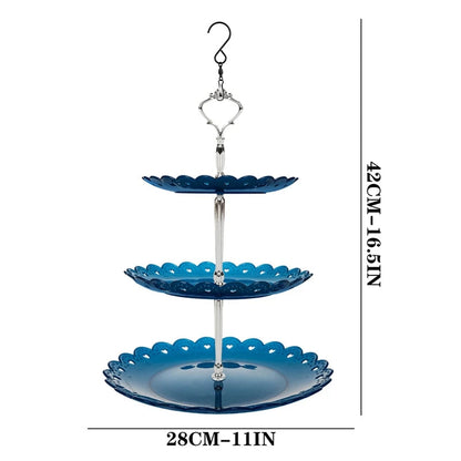 3-Tier Hanging Bird Feeder & Bird Bath Combo – Outdoor Garden Wild Bird Station