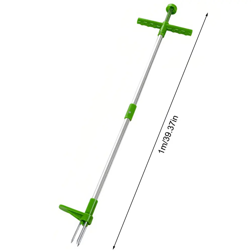 Long Handle Weed Puller with Foot Pedal – Claw Design Root Removal Tool