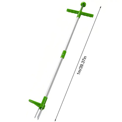 Long Handle Weed Puller with Foot Pedal – Claw Design Root Removal Tool