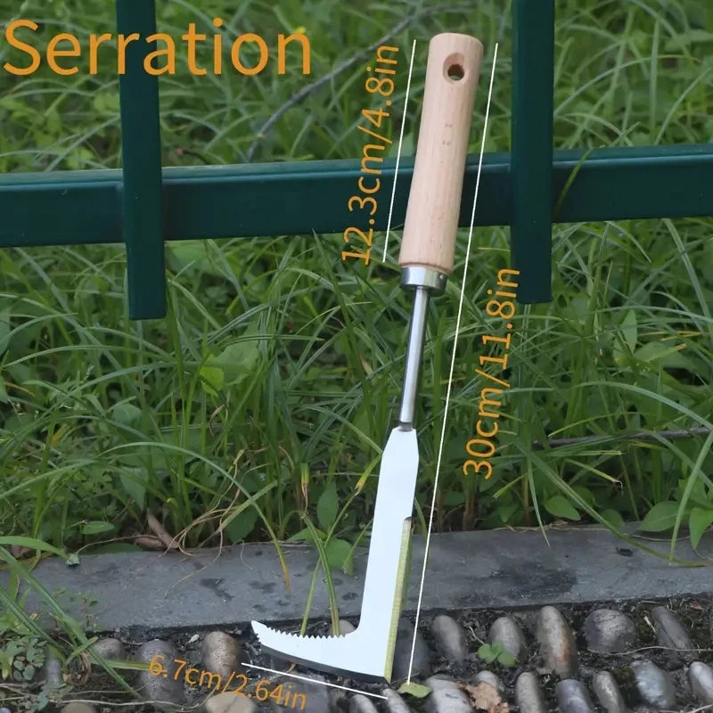 Multifunctional Weed Puller for Brick Joints & Paving – Precision Garden Weeder