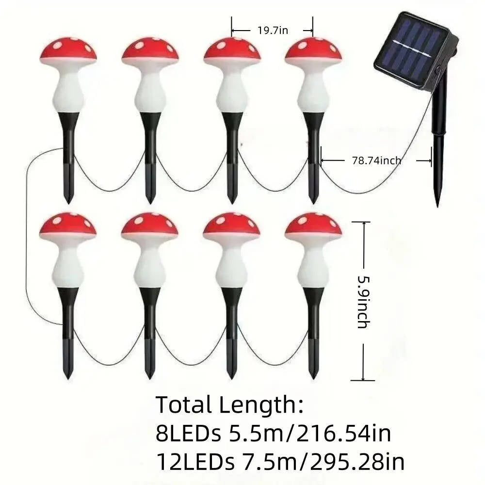 Decorative Solar LED Outdoor Garden Lights – Colour-Changing Yard & Lawn Lights