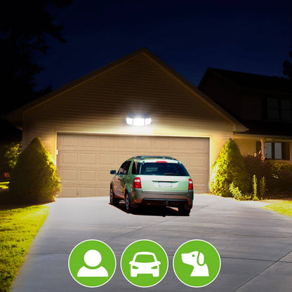 Solar Powered Flood Light with Motion Sensor – Bright Outdoor Security Light