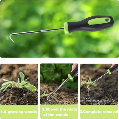 Ergonomic Stand-Up Weed Puller – No-Bend Root Removal Garden Tool