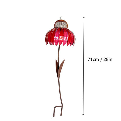 Outdoor Flower Bird Feeder – Decorative Wild Bird Seed Feeding Station