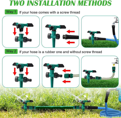Garden Sprinkler System 5-Set – Complete Drip Irrigation Kit for Lawns & Beds
