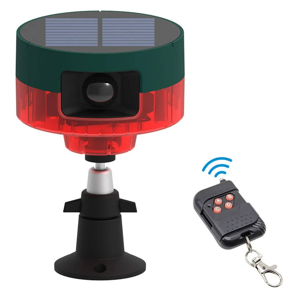 360° Solar Animal Repeller – Ultrasonic Deterrent for Birds Deer & Wild Boar
