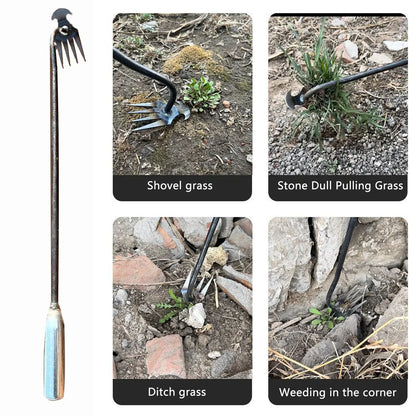 Crescent Weeder with Long Handle – Precision Garden Weeding & Cultivation Tool