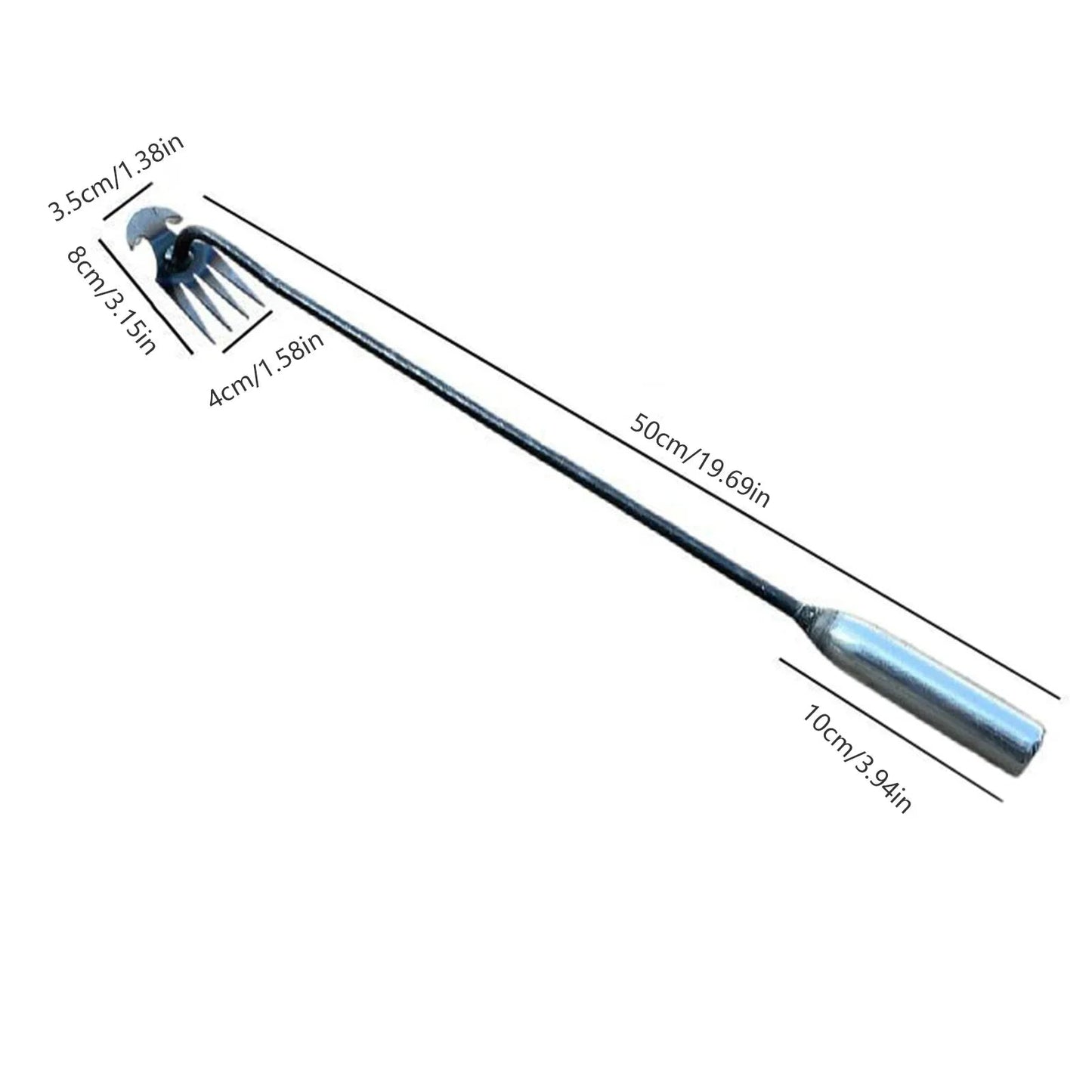 Crescent Weeder with Long Handle – Precision Garden Weeding & Cultivation Tool