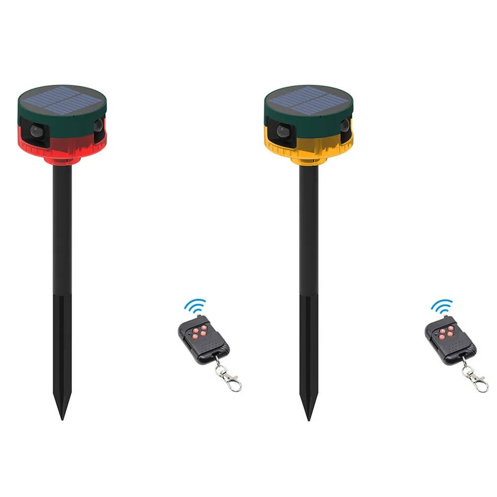 360° Solar Animal Repeller – Ultrasonic Deterrent for Birds Deer & Wild Boar