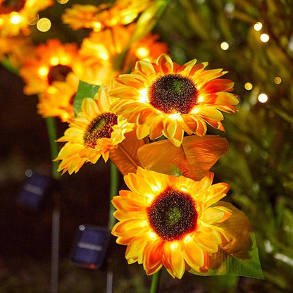 Solar Sunflower Garden Stake Light – Decorative Outdoor LED Flower Light