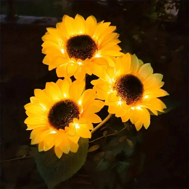 Solar Sunflower Garden Stake Light – Decorative Outdoor LED Flower Light