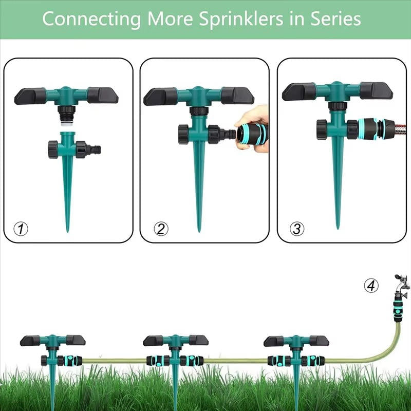 Garden Sprinkler System 5-Set – Complete Drip Irrigation Kit for Lawns & Beds