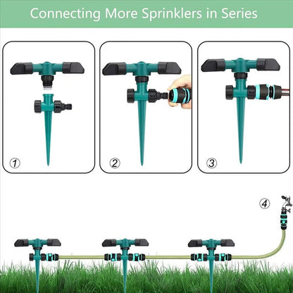 Garden Sprinkler System 5-Set – Complete Drip Irrigation Kit for Lawns & Beds