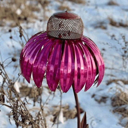 Coneflower Decorative Bird Feeder – Outdoor Garden Wild Bird Feeder