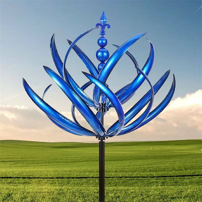 Decorative Metal Wind Spinner – Kinetic Outdoor Garden Art Decoration