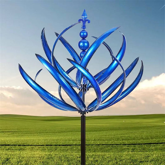 Decorative Metal Wind Spinner – Kinetic Outdoor Garden Art Decoration