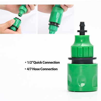 Drip Irrigation System with Automatic Timer – Smart Garden Watering Kit