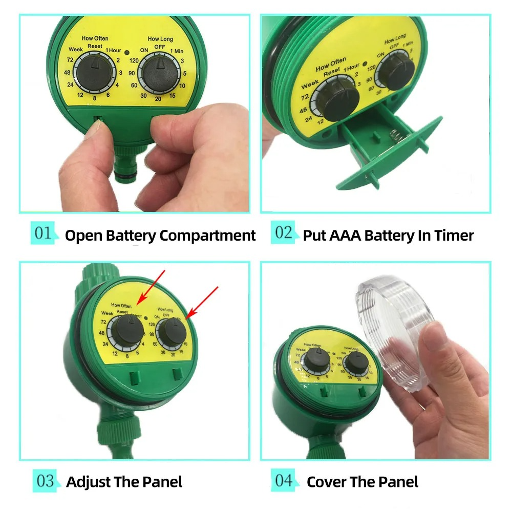 Drip Irrigation System with Automatic Timer – Smart Garden Watering Kit