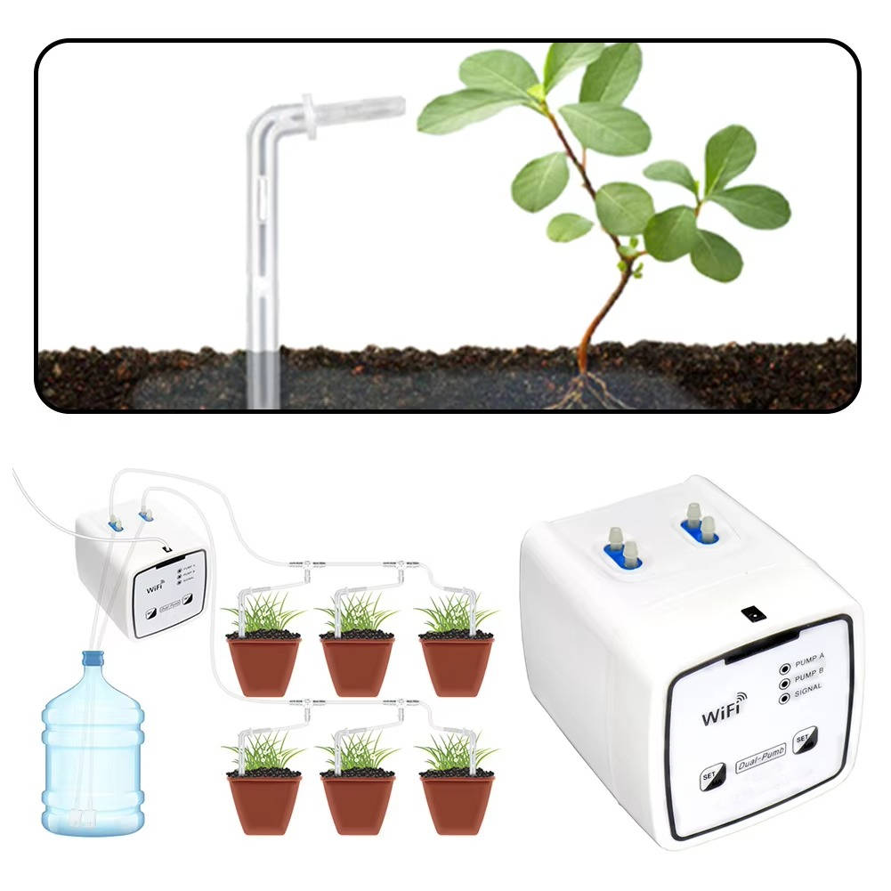 WiFi Smart Automatic Plant Waterer – Self-Watering System for up to 20 Pots