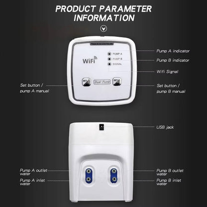 WiFi Smart Automatic Plant Waterer – Self-Watering System for up to 20 Pots