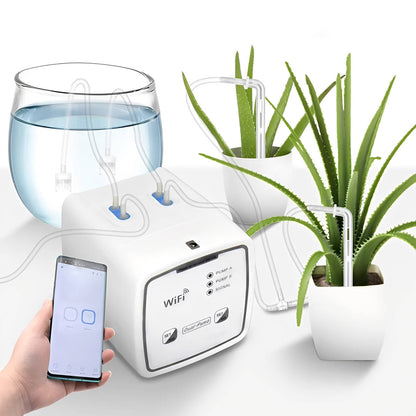 WiFi Smart Automatic Plant Waterer – Self-Watering System for up to 20 Pots
