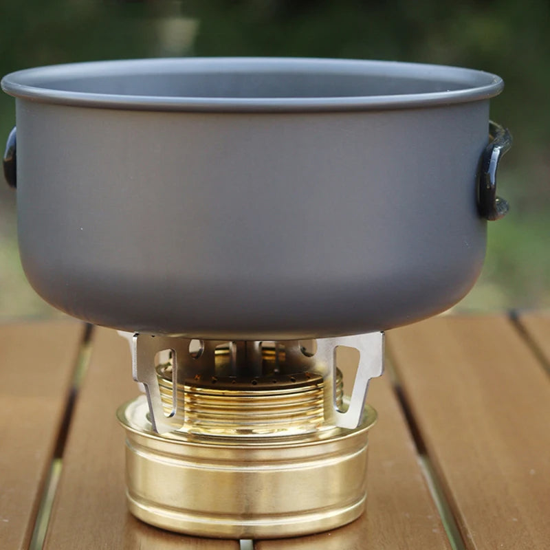 Mini Portable Alloy Camping Stove – Lightweight Foldable Outdoor Cooking Stove