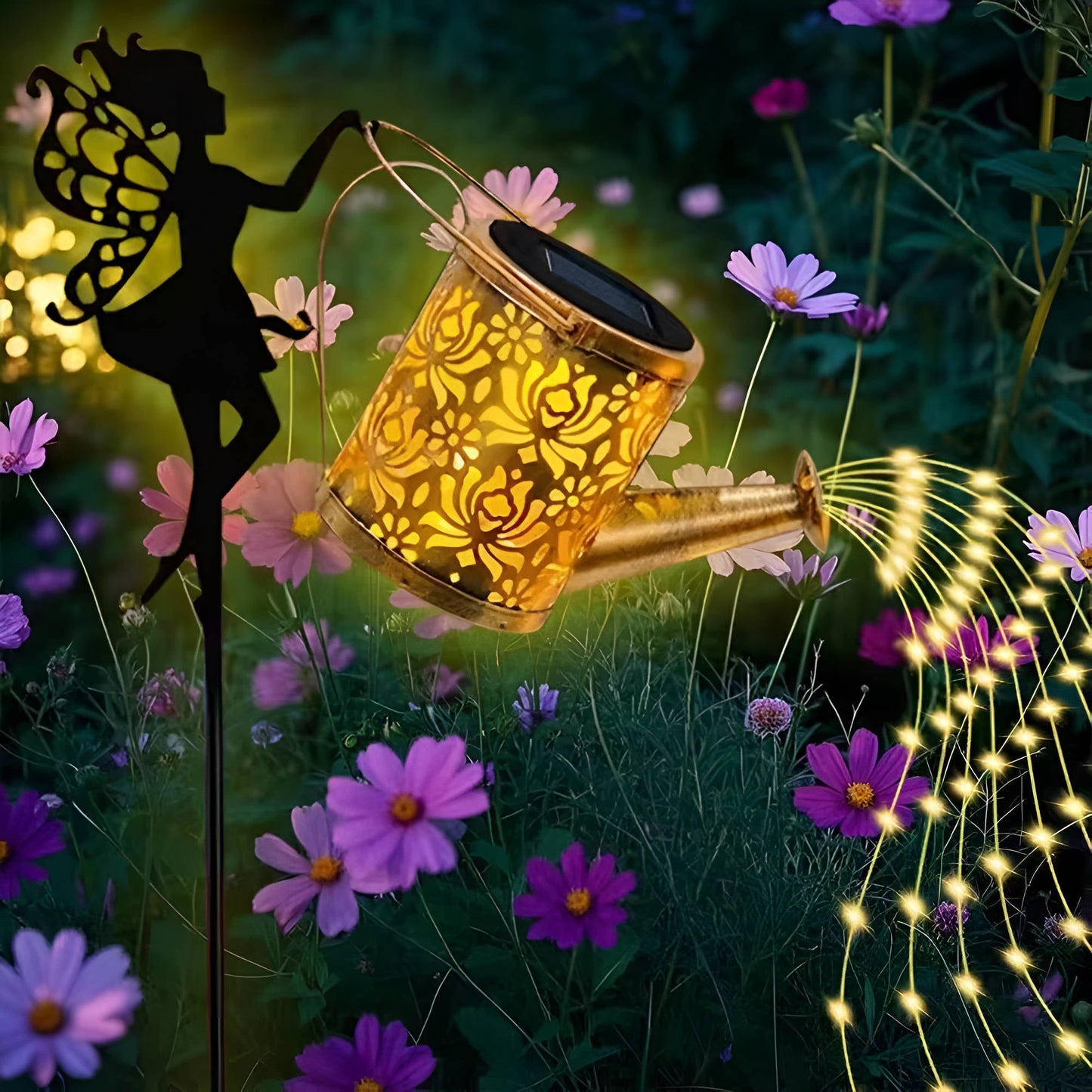 Outdoor Hanging Fairy Lamp – Decorative Garden Patio LED Light Decoration