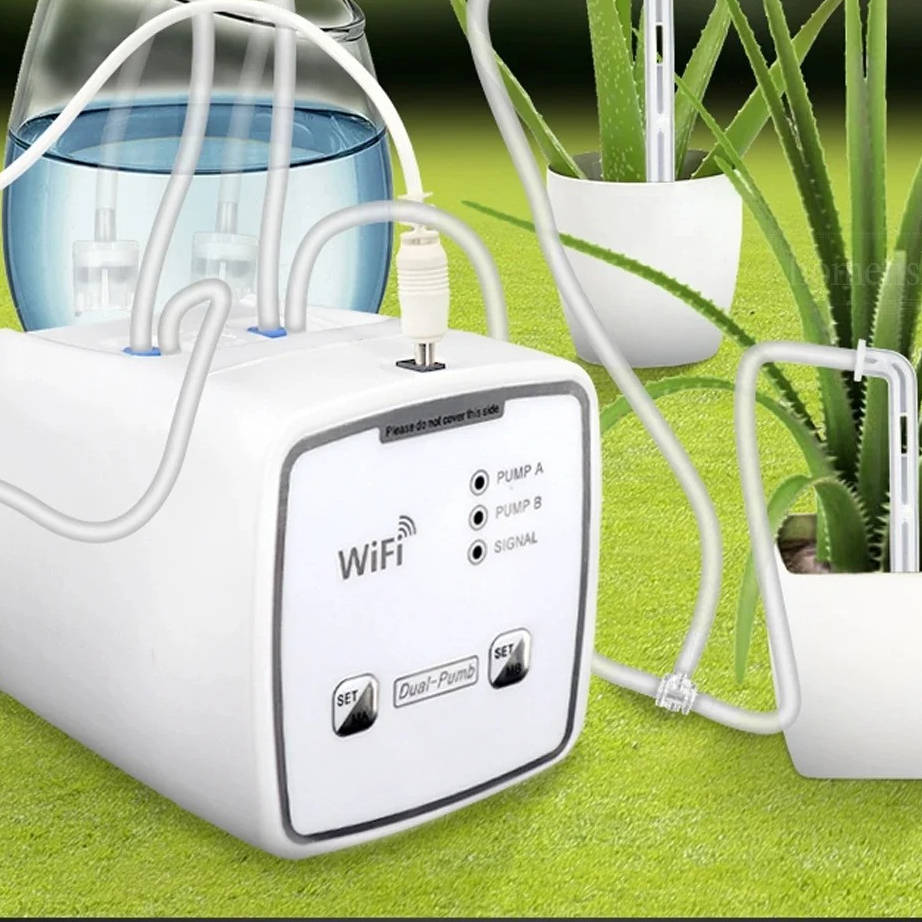 WiFi Smart Automatic Plant Waterer – Self-Watering System for up to 20 Pots