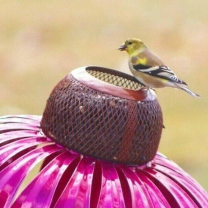 Coneflower Decorative Bird Feeder – Outdoor Garden Wild Bird Feeder