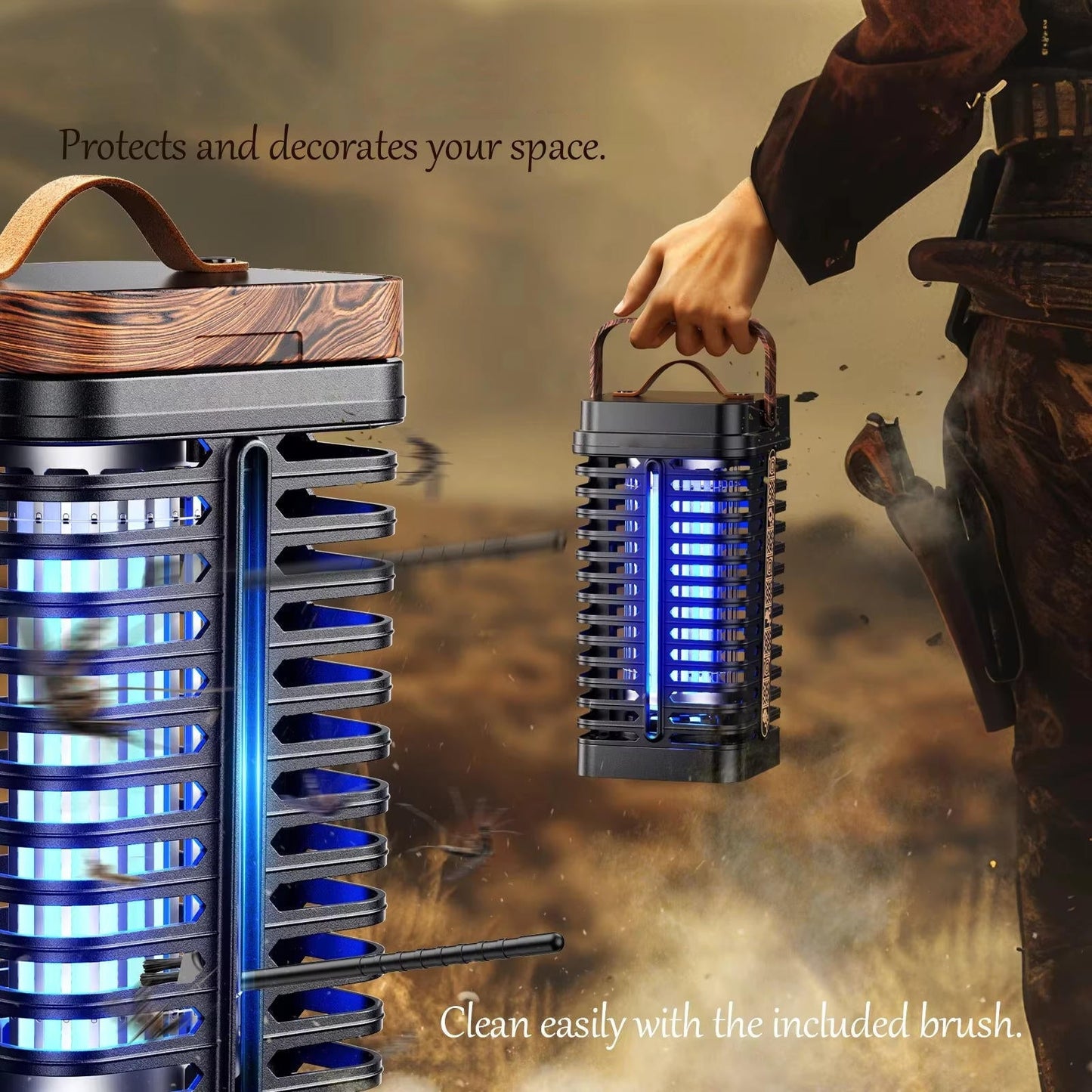 Outdoor Electric Bug Zapper & Fly Killer – UV Mosquito Trap Light