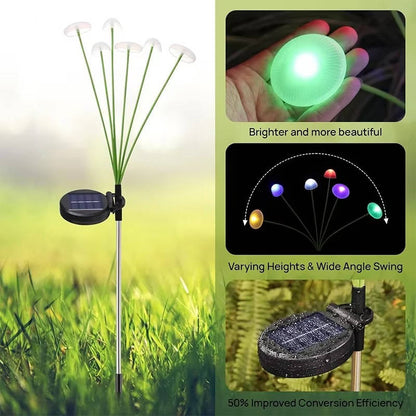 Solar Jellyfish Outdoor Garden Lights – Decorative LED Waterproof Yard Light