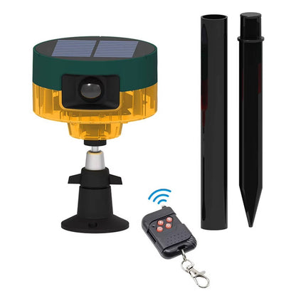 360° Solar Animal Repeller – Ultrasonic Deterrent for Birds Deer & Wild Boar