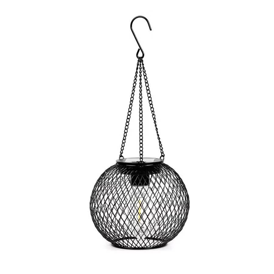 Outdoor Solar Hanging Lantern – Vintage Style Garden Patio Solar Lamp