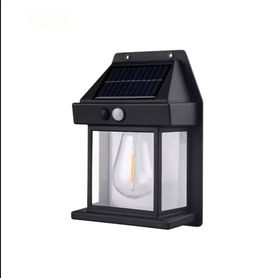 Solar Wall Lamp 2-Pack – Outdoor Waterproof LED Garden Security Light