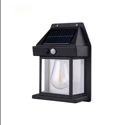 Solar Wall Lamp 2-Pack – Outdoor Waterproof LED Garden Security Light