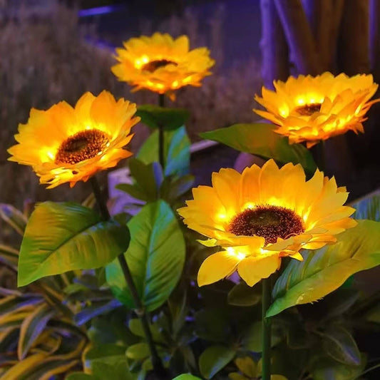 Solar Sunflower Garden Stake Light – Decorative Outdoor LED Flower Light
