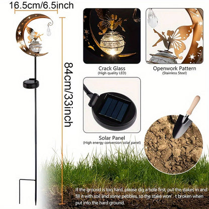 Outdoor LED Garden Decoration Light – Solar Powered Colour-Changing Yard Light