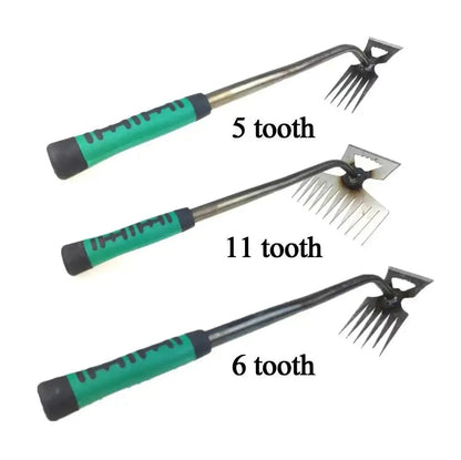 Heavy-Duty Stand-Up Weed Puller – No-Bend Root Removal Garden Tool
