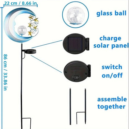 Outdoor LED Garden Decoration Light – Solar Powered Colour-Changing Yard Light