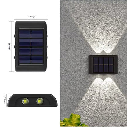 Energy-Efficient Solar LED Outdoor Wall Light – Weatherproof Garden Security Light