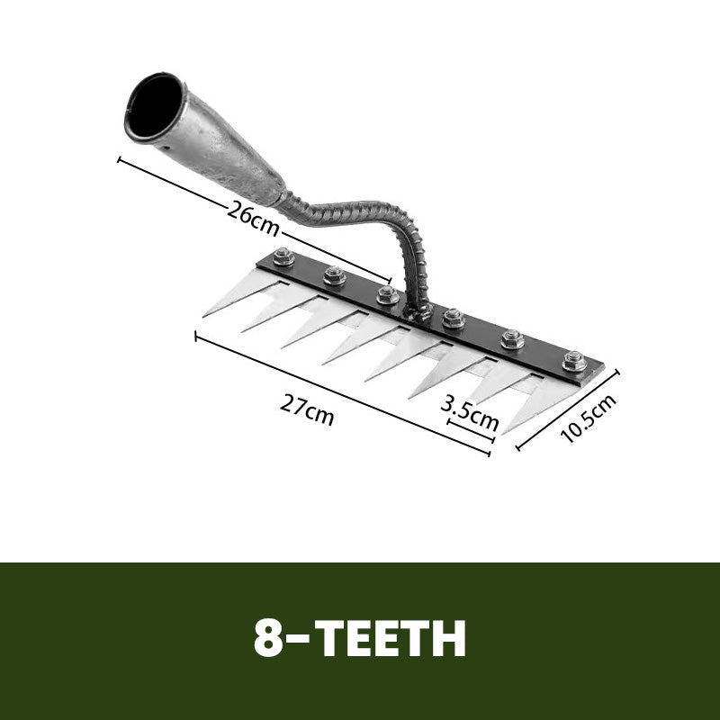 Ergonomic Garden Rake with Versatile Handle – Lawn & Garden Tool